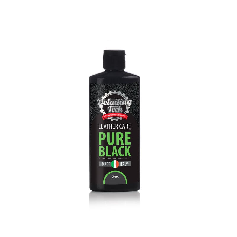 Leather, Det. Tech Pure Black 250ml