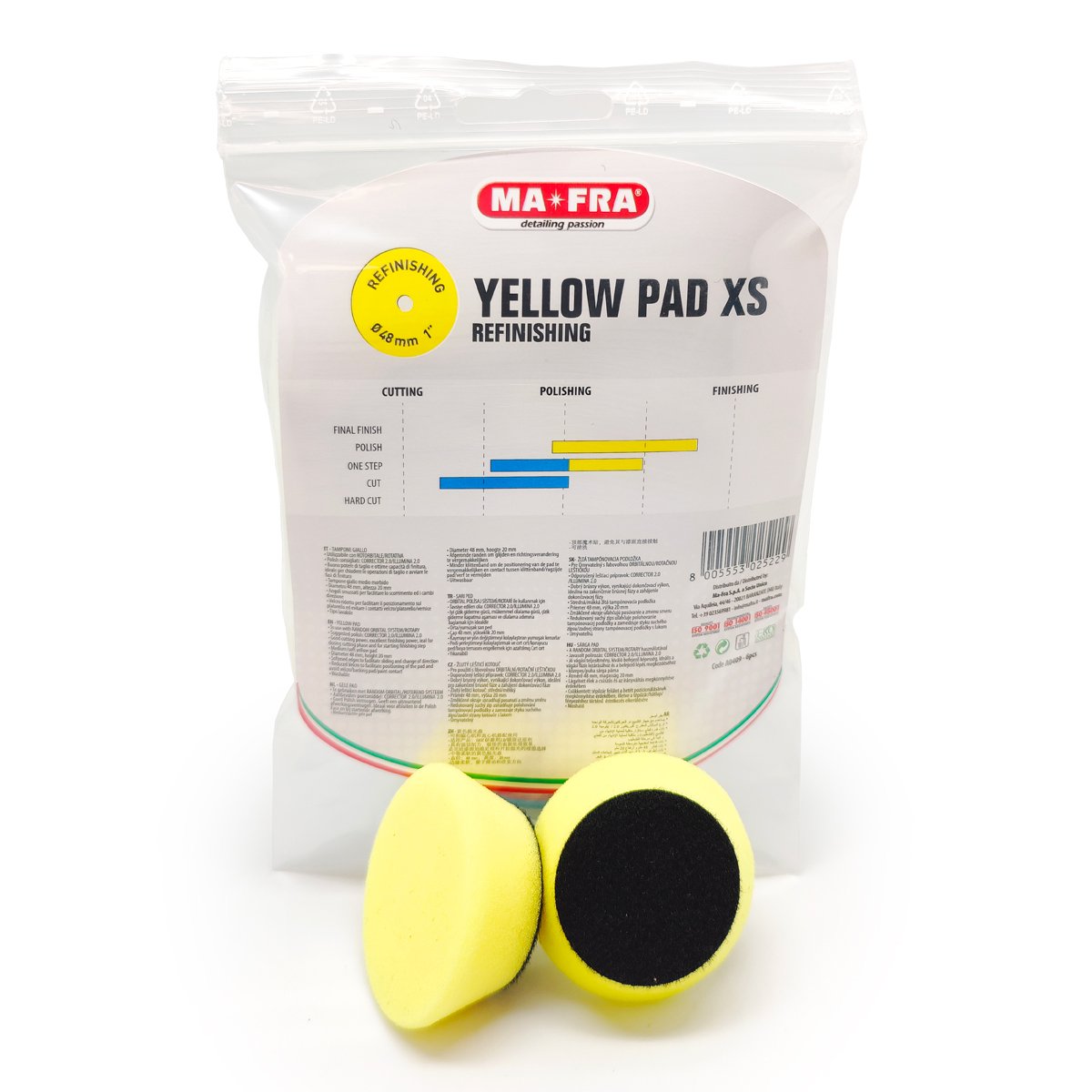 Foampad MaFra, Slim Geel 1" Medium