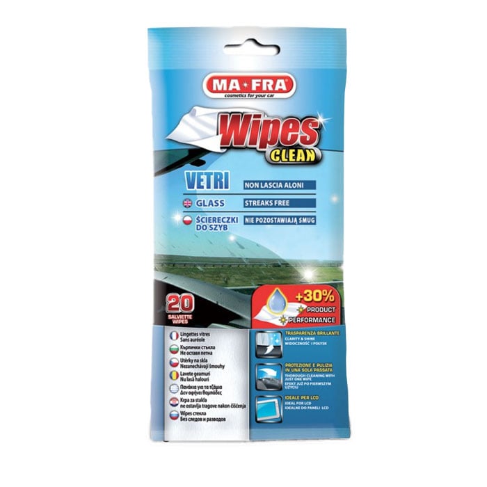 Wipes Windows - Glass, 20 ST