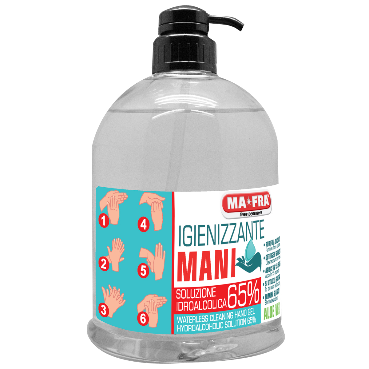 Igienizzante, Handgel 500 ML