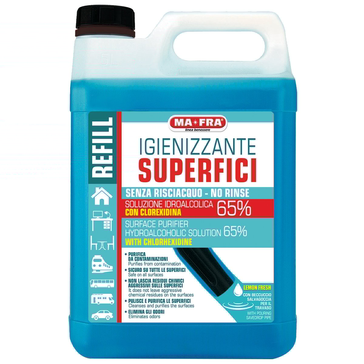 Superfici, Desinfectie  5 L