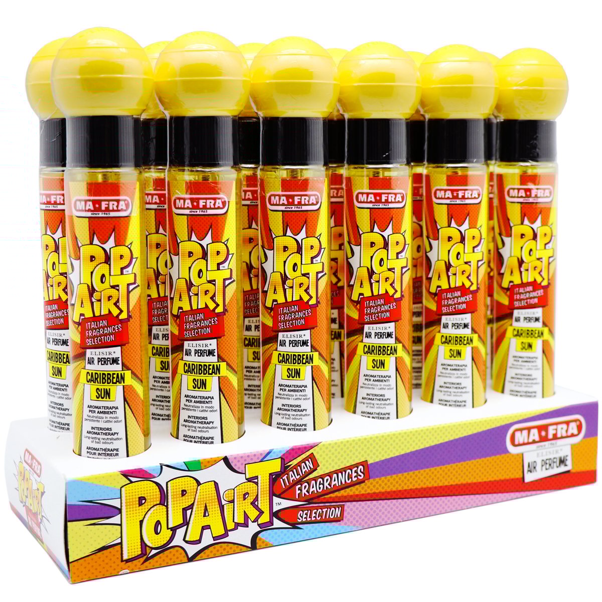 Parfum, Popairt Carribean Sun, Geel