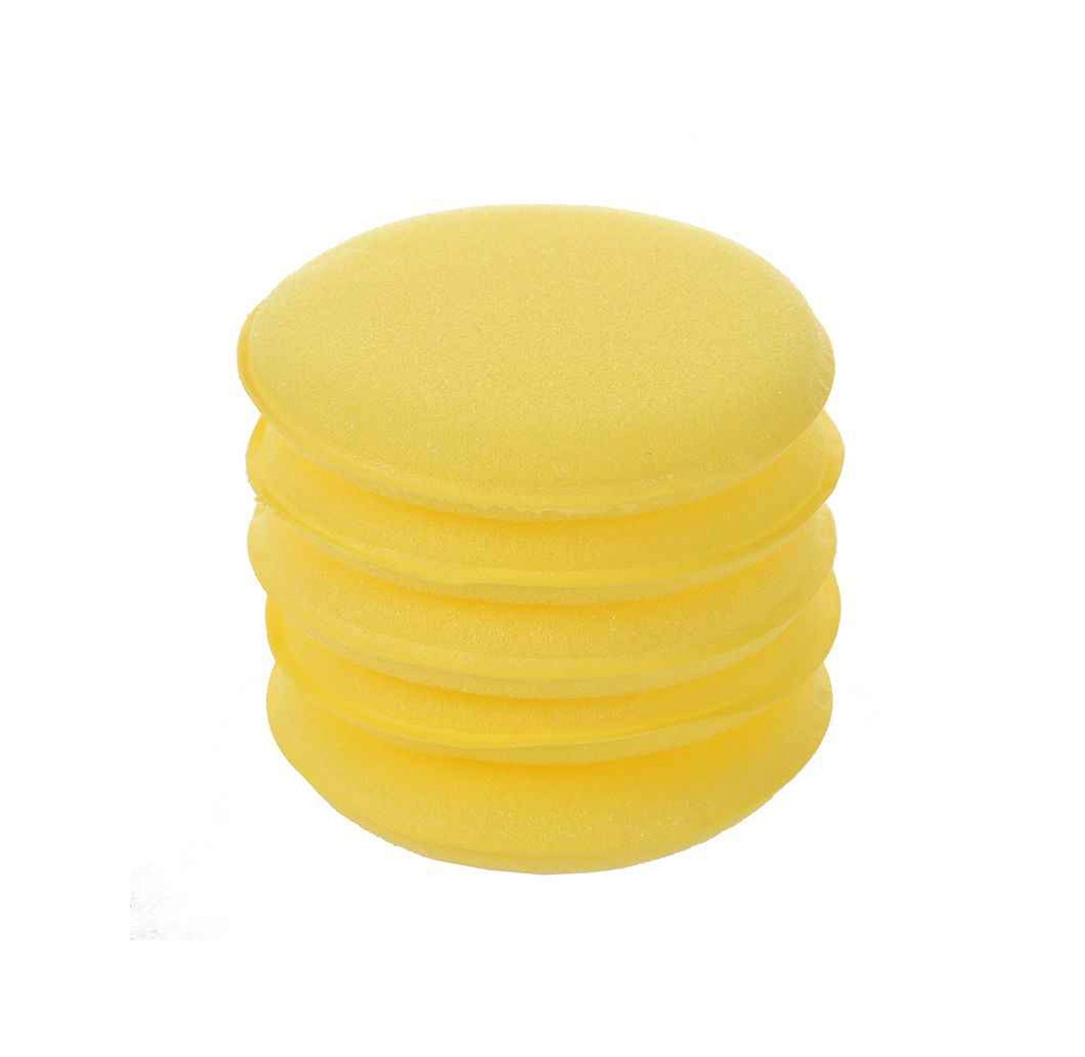 Applicator, Foam Glansz Geel, 6 stuks