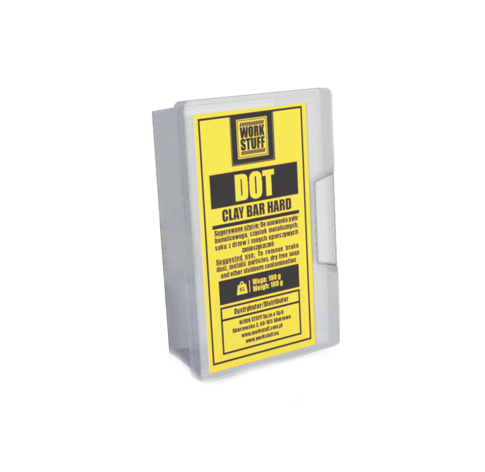 Clay Bar, WorkStuff DOT Hard  100g