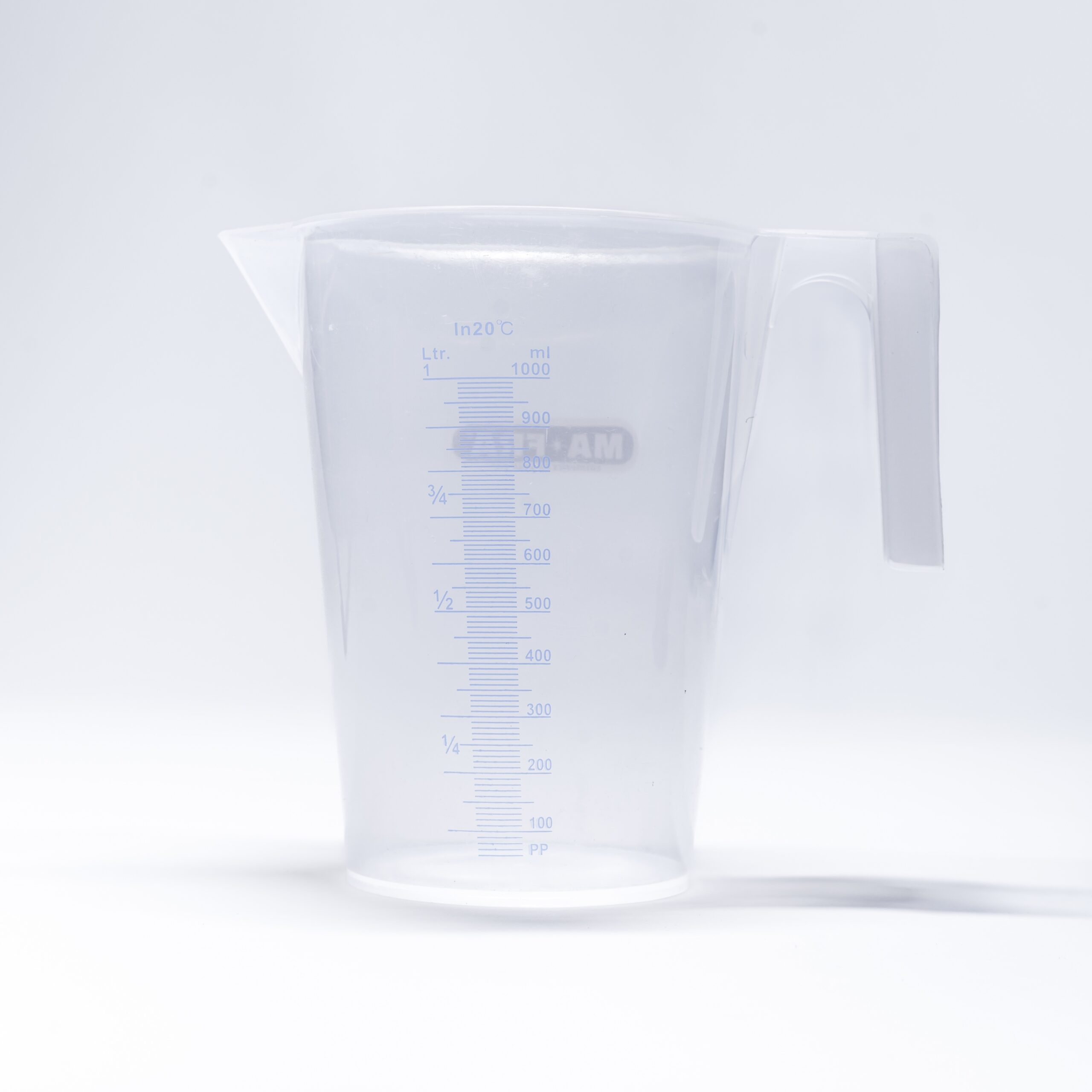 Maatbeker, Plastic doorzichtig 1L
