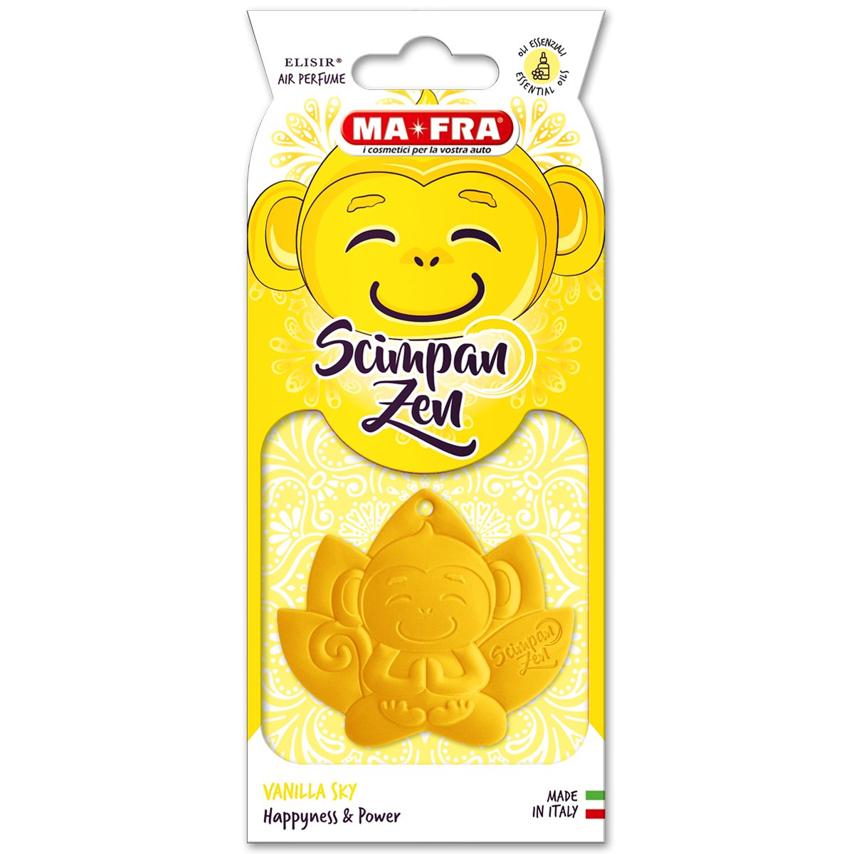 Parfum, Scimpanzen Vanilla, Geel
