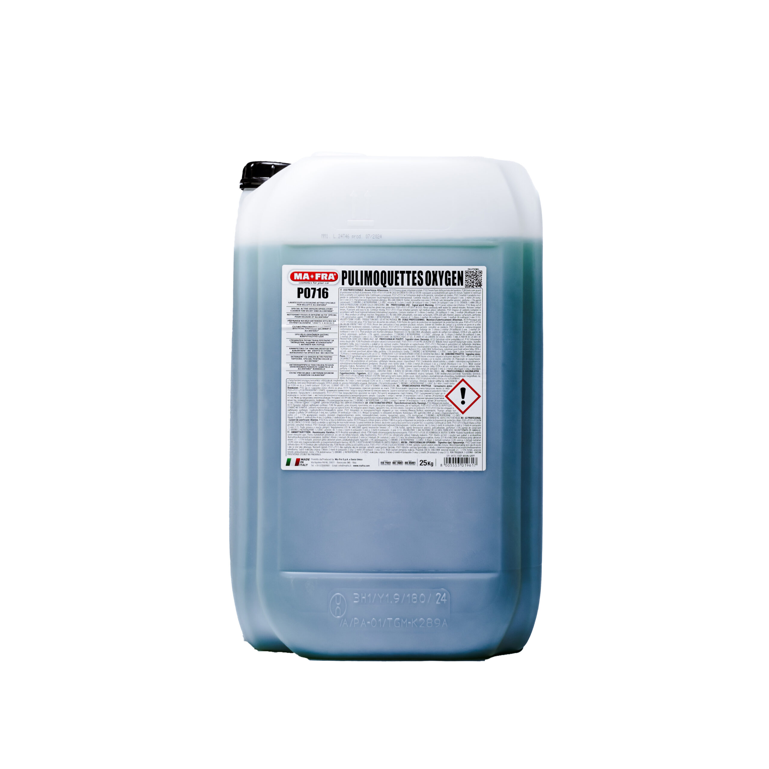 Interieur Cl. Pulimoquettes Oxygen 25kg
