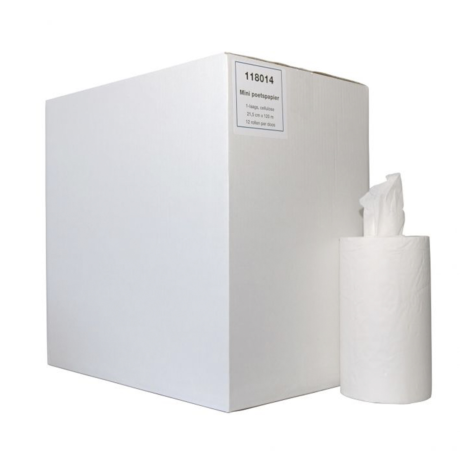 Papier, Cellulose Wit Minirol 1 Laags
