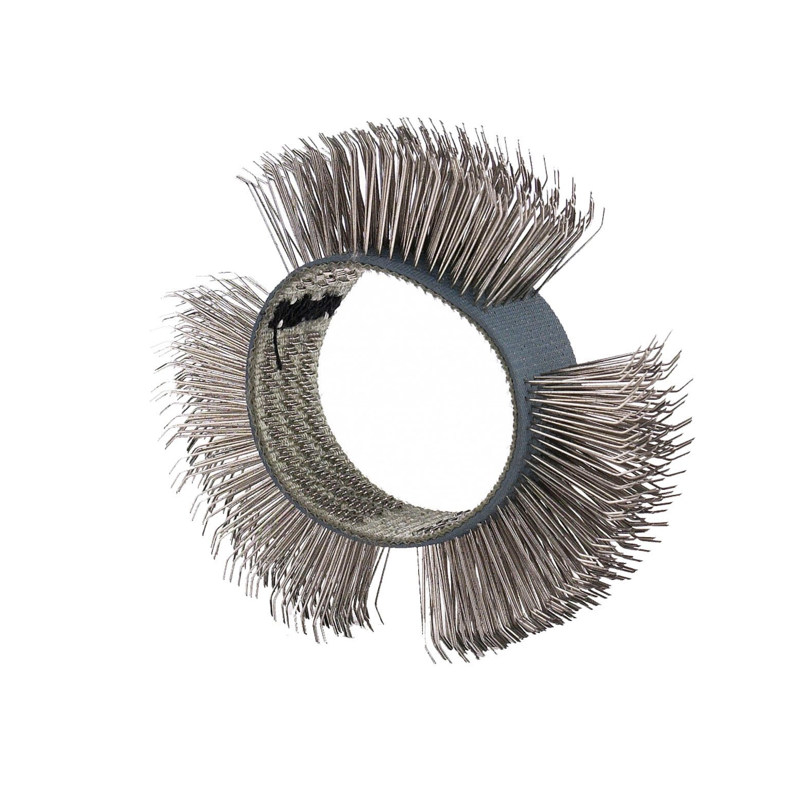 MBX, Borstel van RVS met knik van 23mm