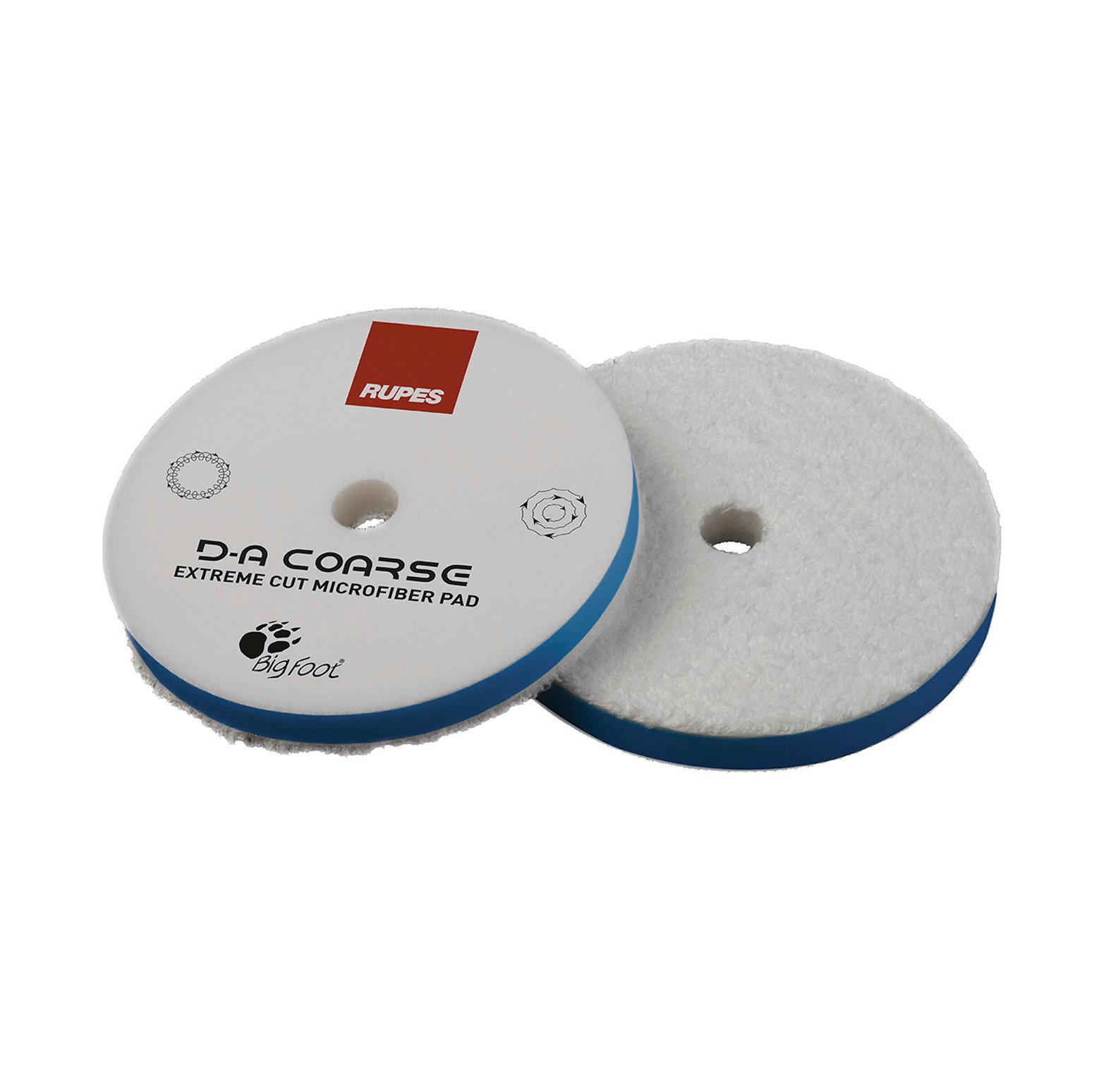 Microfiberpad Rupes, Blauw Grof 3"