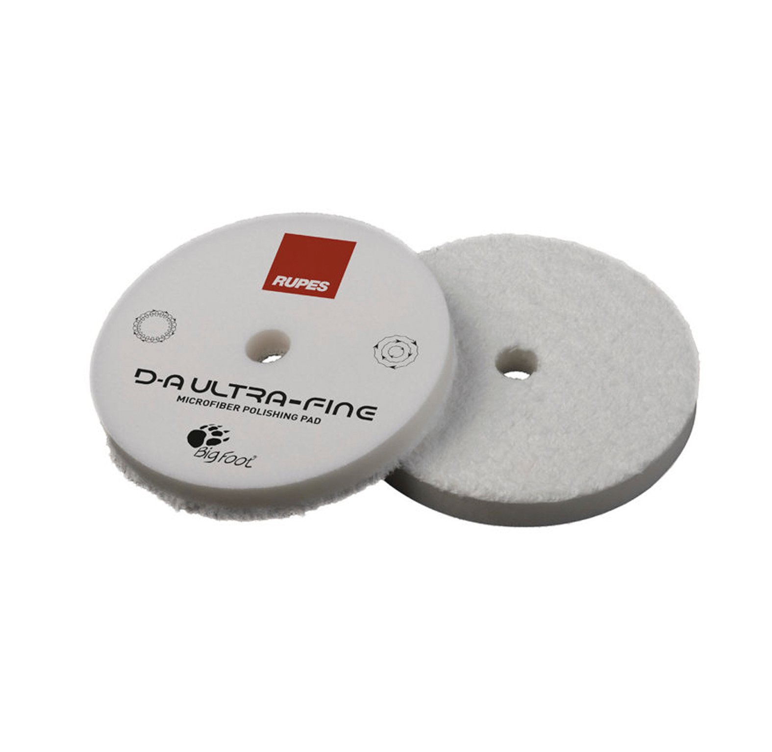 Microfiberpad Rupes, Wit Soft 3"