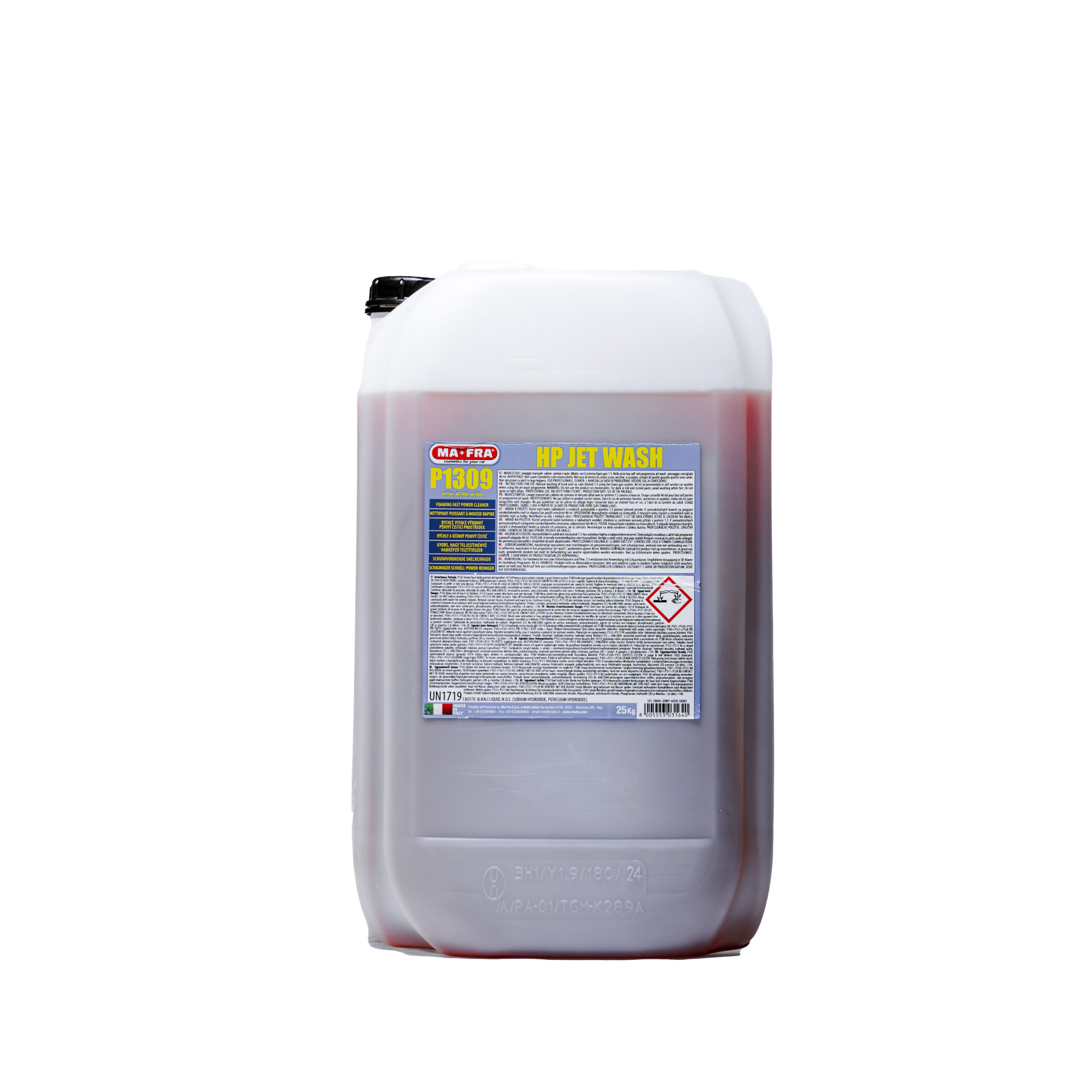 HP Jet Wash, Prewash Hoog schuimend 25kg