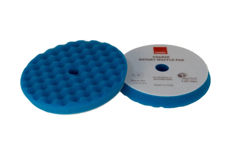 Wafelpad, Rupes Blauw 3", Coarse
