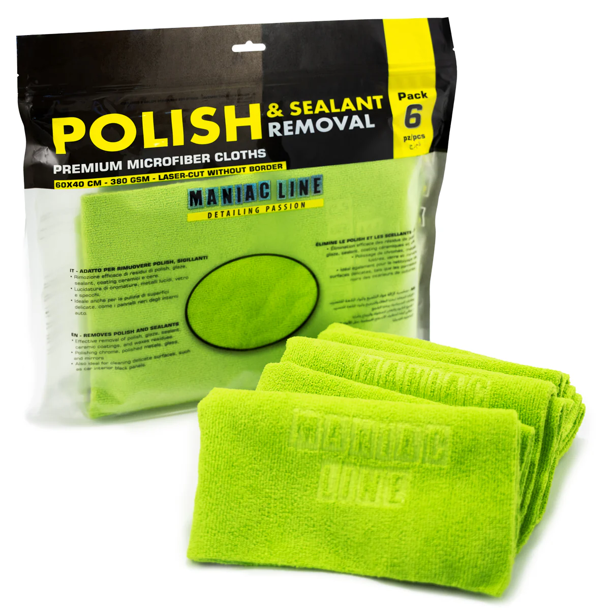 Maniac, Panno Polish & Sealant 60x40 6pc