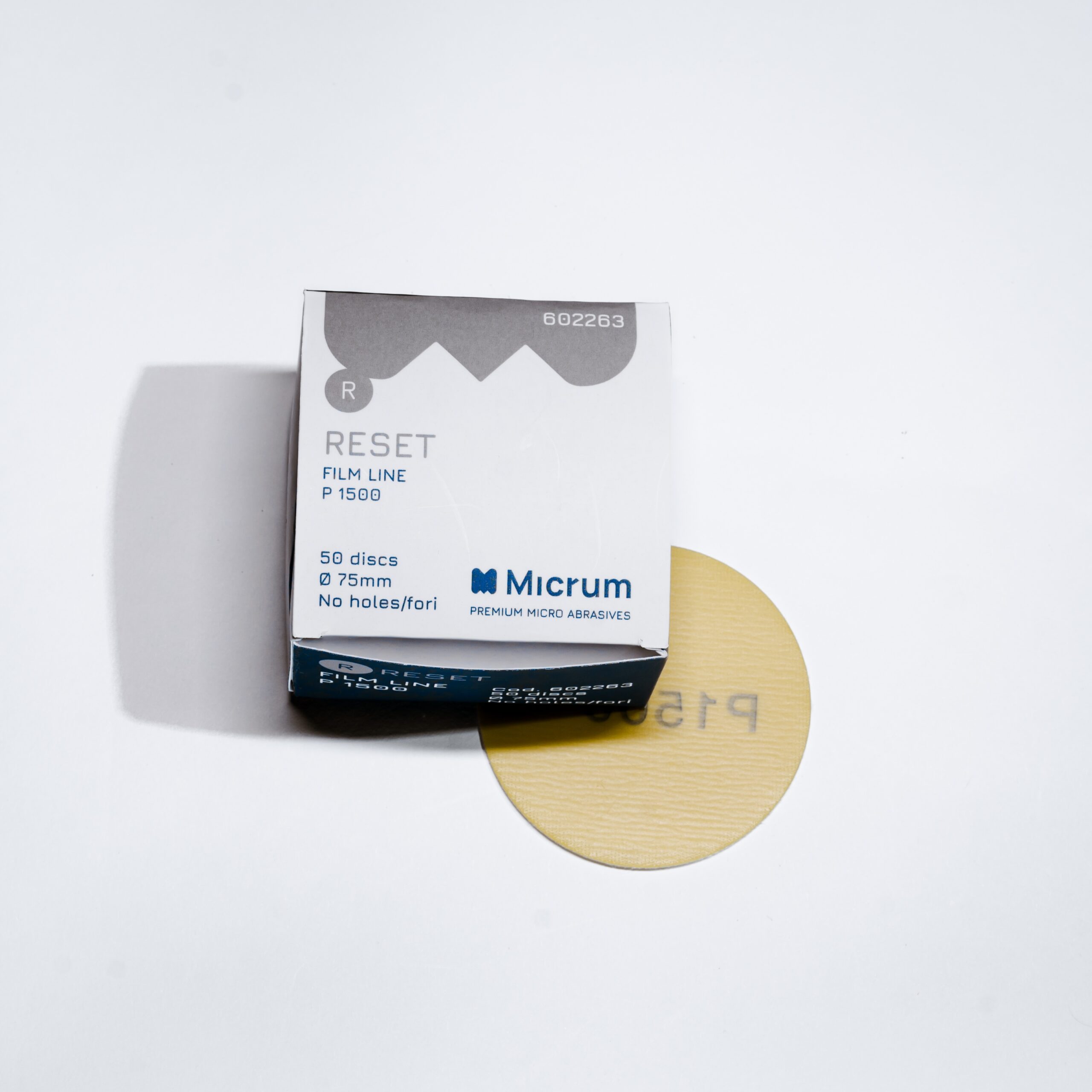 Micrum, RESET 75mm - No hole - P1500