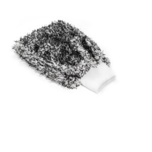Washandschoen microfiber Mammoth zwart