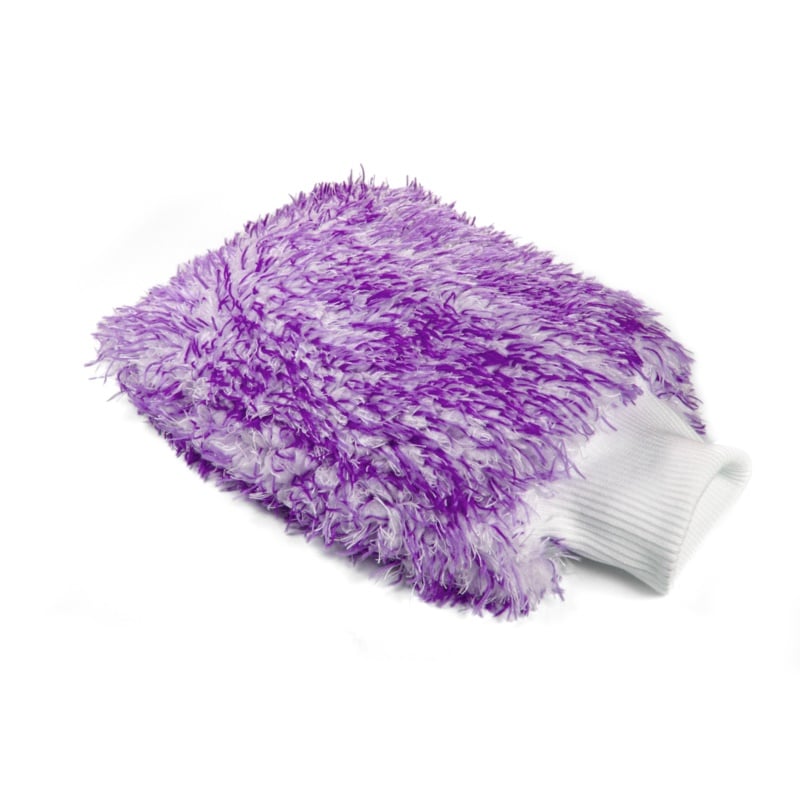 Washandschoen, Microfiber Mammoth Paars