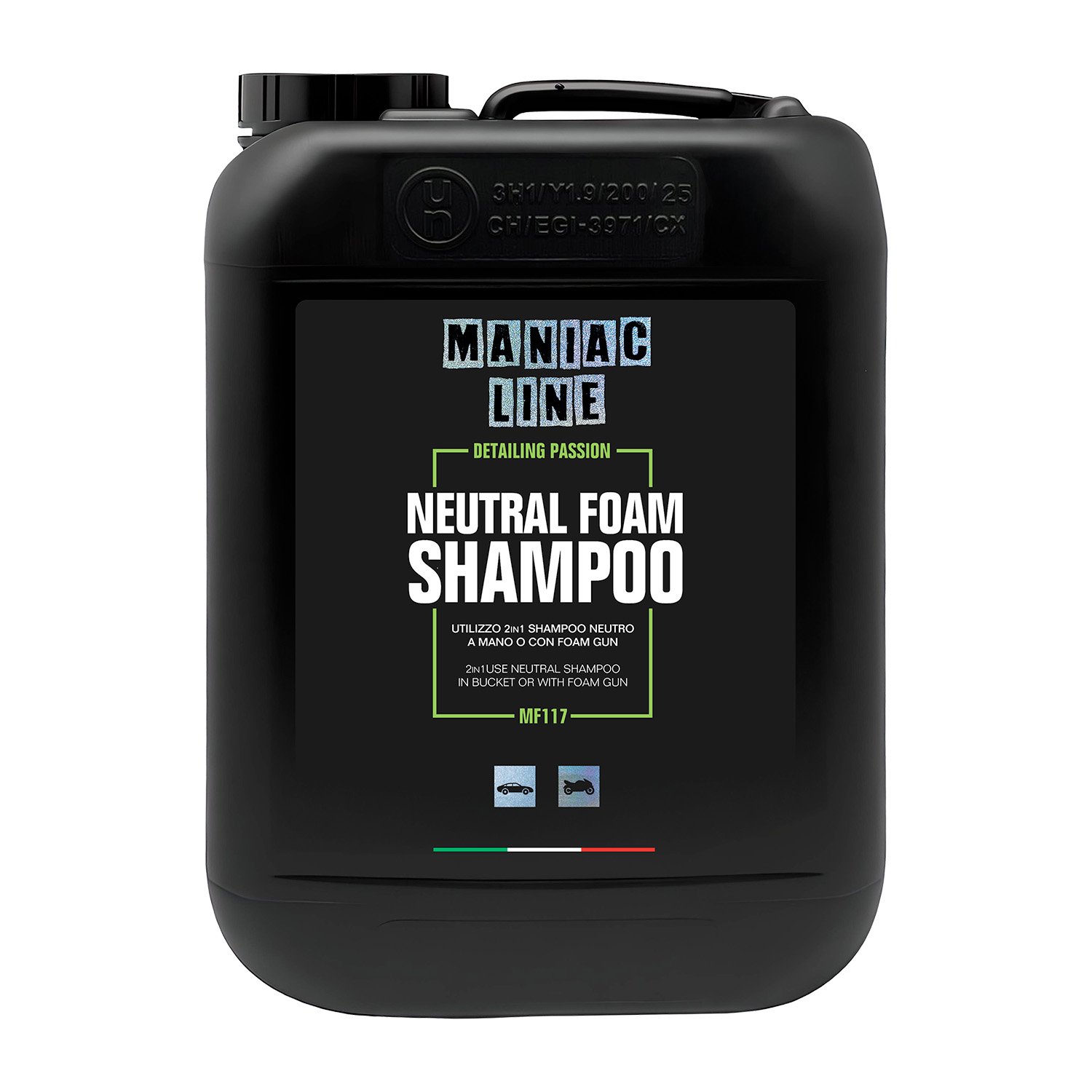 Maniac, Neutral Foam Shampoo 5L